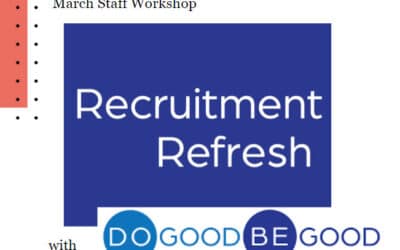 “Recruitment Refresh” – A New Workshop for AmeriCorps Staff